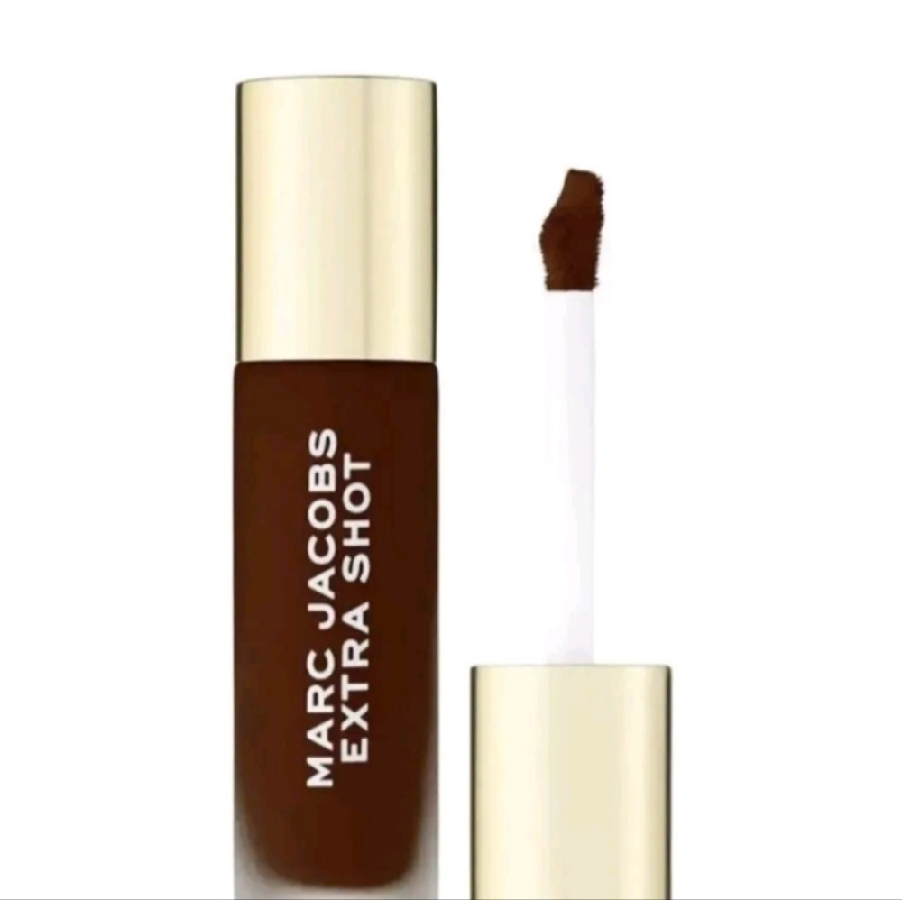 2 Marc Jacobs Beauty Cafe Extra Shot Caffeine Concealer Foundation Deep 470 New